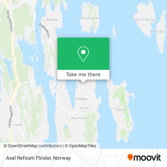 Axel Refsum Flinder map