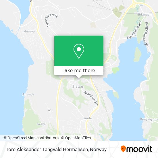 Tore Aleksander Tangvald Hermansen map