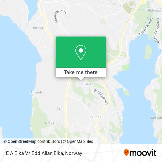 E A Eika V/ Edd Allan Eika map