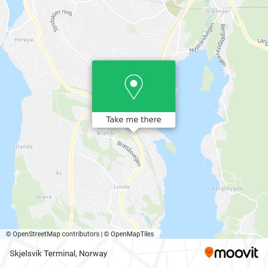Skjelsvik Terminal map