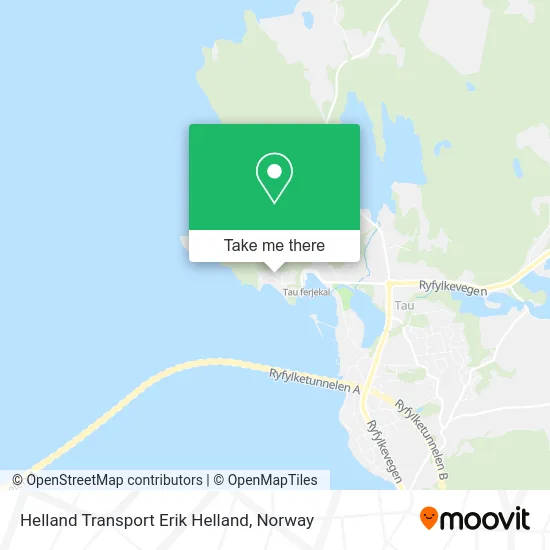 Helland Transport Erik Helland map