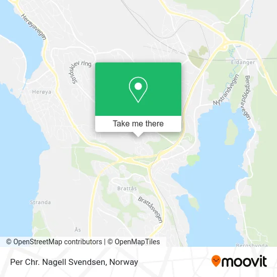 Per Chr. Nagell Svendsen map