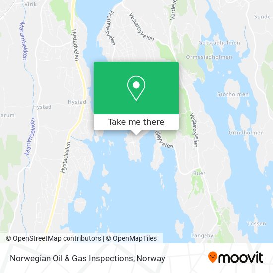 Norwegian Oil & Gas Inspections map