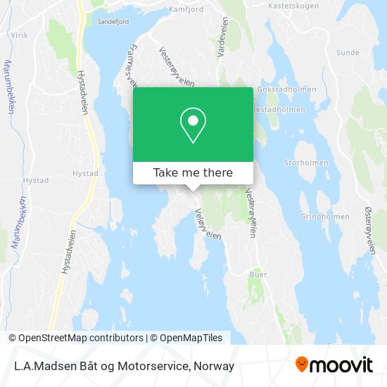 L.A.Madsen Båt og Motorservice map