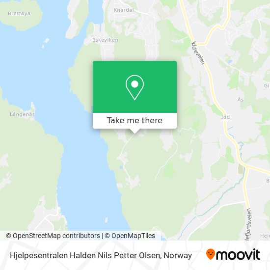 Hjelpesentralen Halden Nils Petter Olsen map