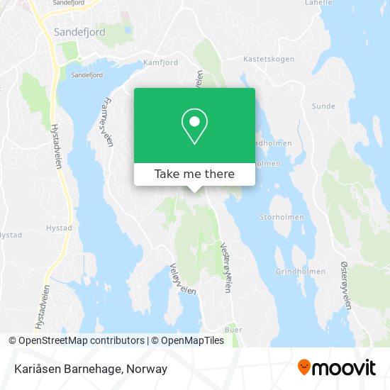 Kariåsen Barnehage map