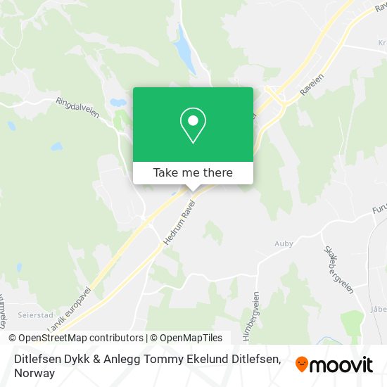 Ditlefsen Dykk & Anlegg Tommy Ekelund Ditlefsen map