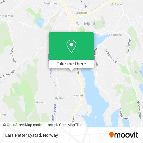 Lars Petter Lystad map