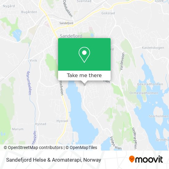 Sandefjord Helse & Aromaterapi map