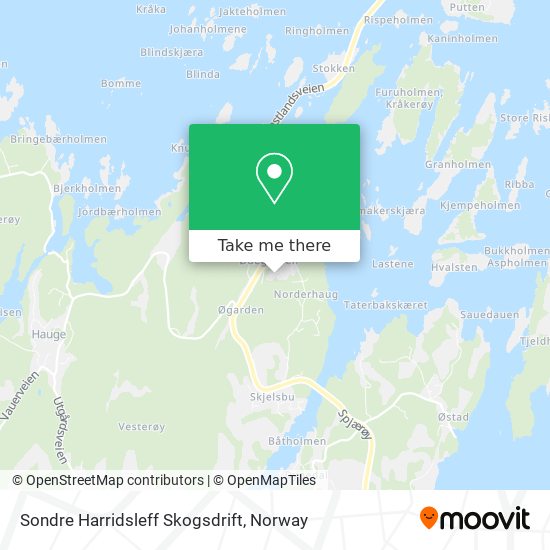 Sondre Harridsleff Skogsdrift map