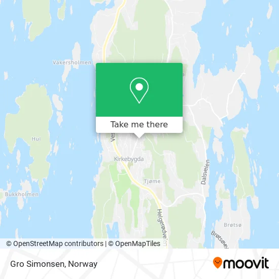 Gro Simonsen map