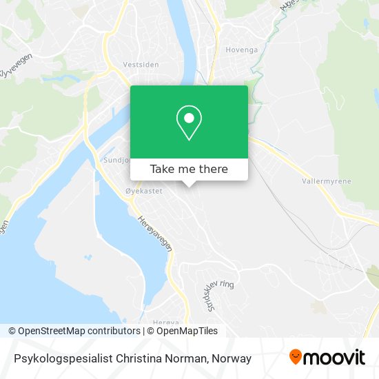 Psykologspesialist Christina Norman map