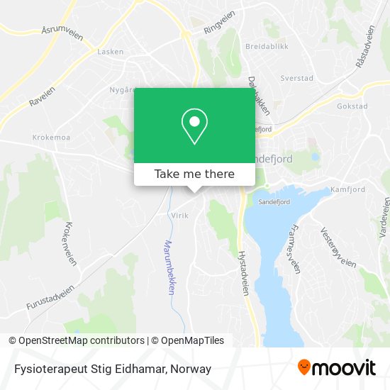 Fysioterapeut Stig Eidhamar map