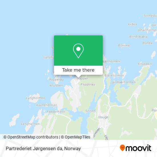 Partrederiet Jørgensen da map