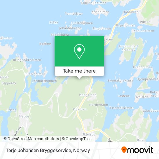 Terje Johansen Bryggeservice map