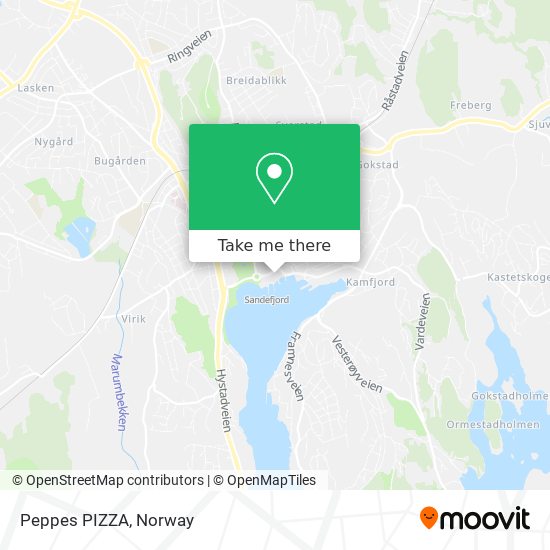 Peppes PIZZA map