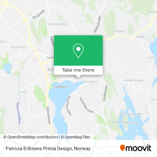 Patricia Eriksens Prima Design map