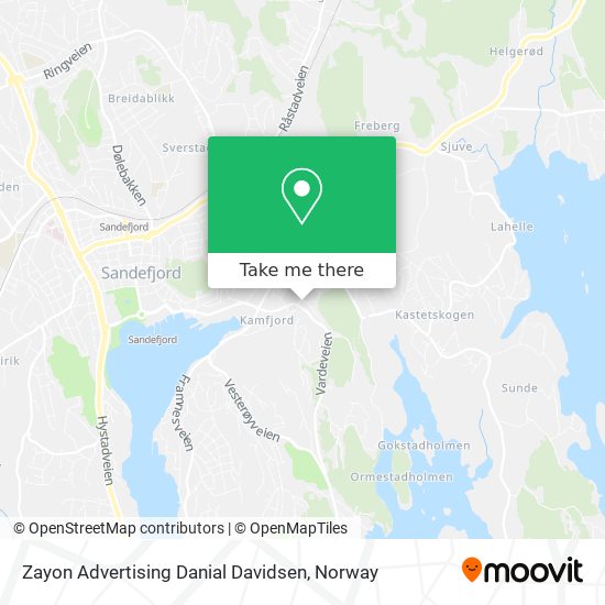 Zayon Advertising Danial Davidsen map