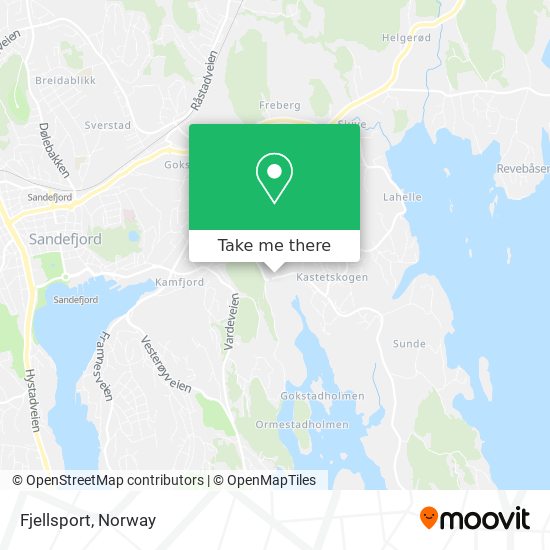 Fjellsport map
