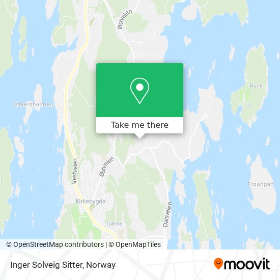 Inger Solveig Sitter map