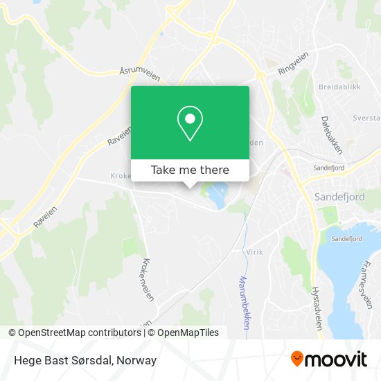 Hege Bast Sørsdal map