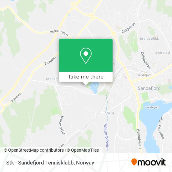 Stk - Sandefjord Tennisklubb map