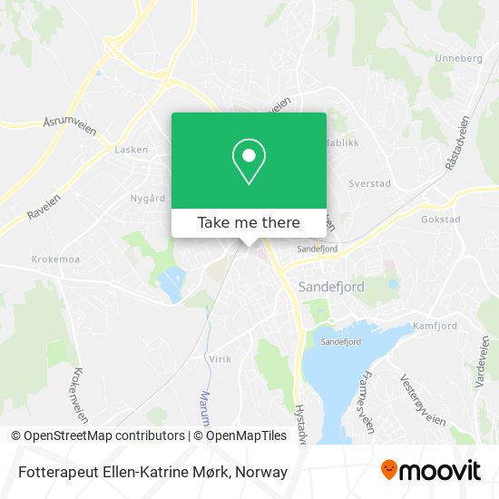 Fotterapeut Ellen-Katrine Mørk map