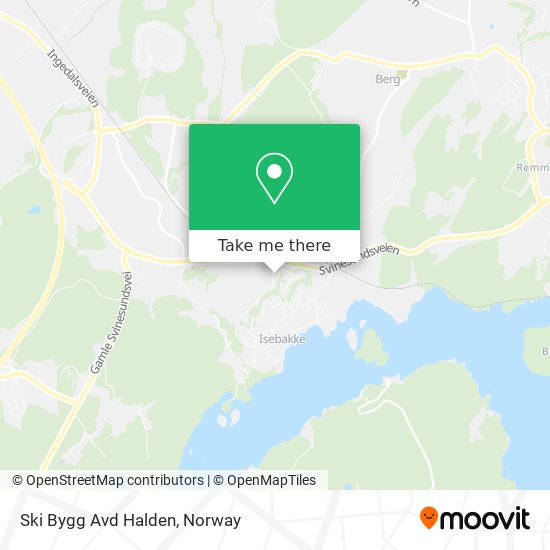 Ski Bygg Avd Halden map