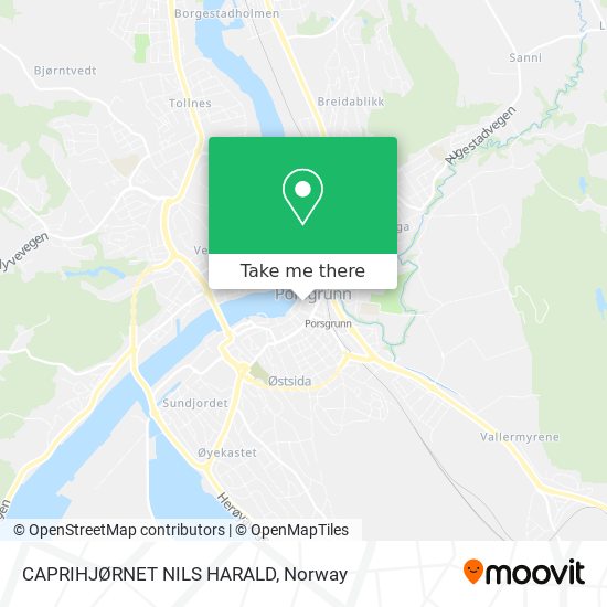 CAPRIHJØRNET NILS HARALD map