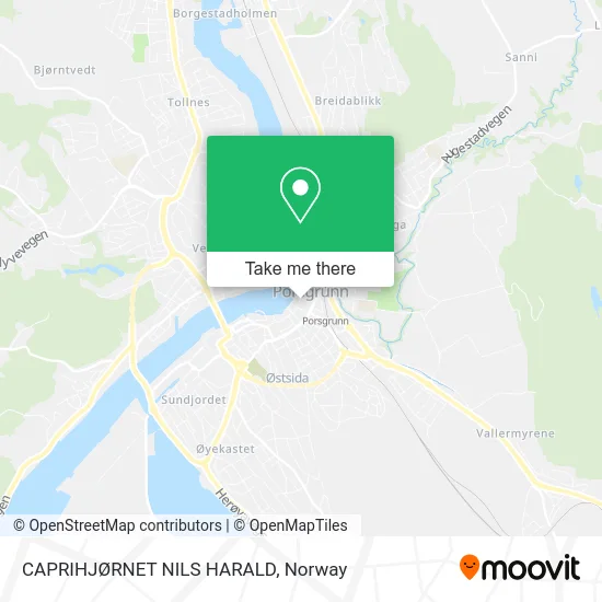 CAPRIHJØRNET NILS HARALD map