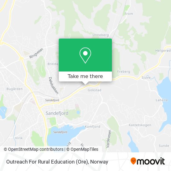 Outreach For Rural Education (Ore) map