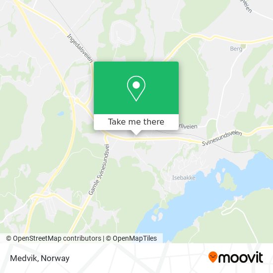 Medvik map