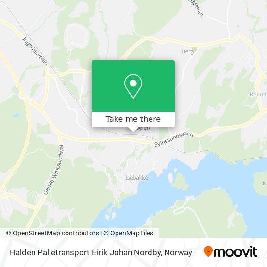 Halden Palletransport Eirik Johan Nordby map