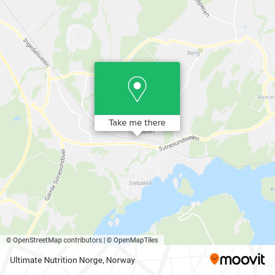 Ultimate Nutrition Norge map