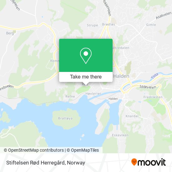 Stiftelsen Rød Herregård map