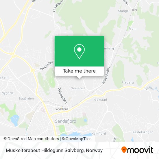 Muskelterapeut Hildegunn Sølvberg map