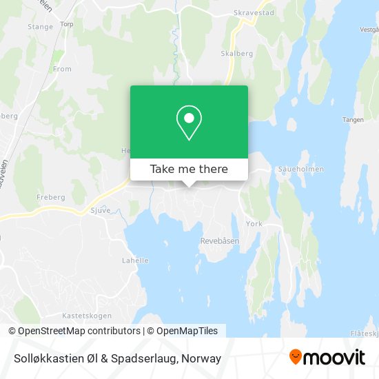 Solløkkastien Øl & Spadserlaug map