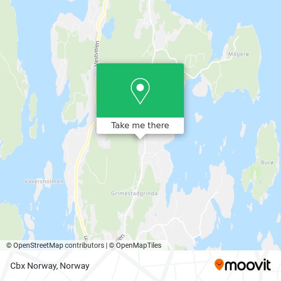 Cbx Norway map