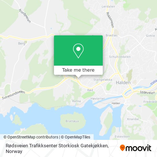 Rødsveien Trafikksenter Storkiosk Gatekjøkken map