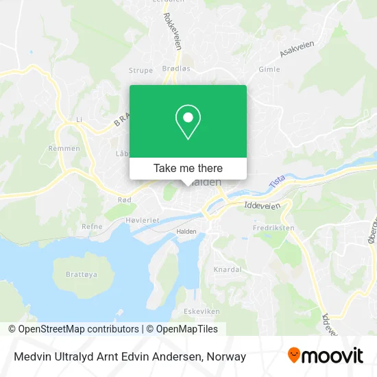 Medvin Ultralyd Arnt Edvin Andersen map