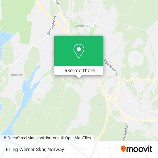 Erling Werner Skar map