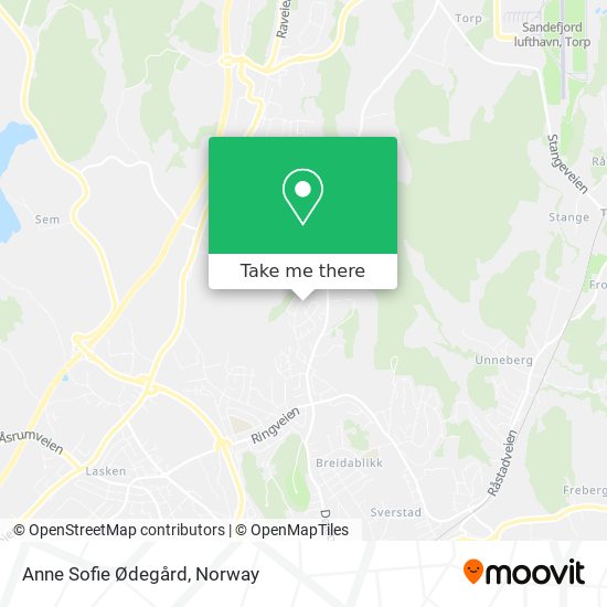 Anne Sofie Ødegård map