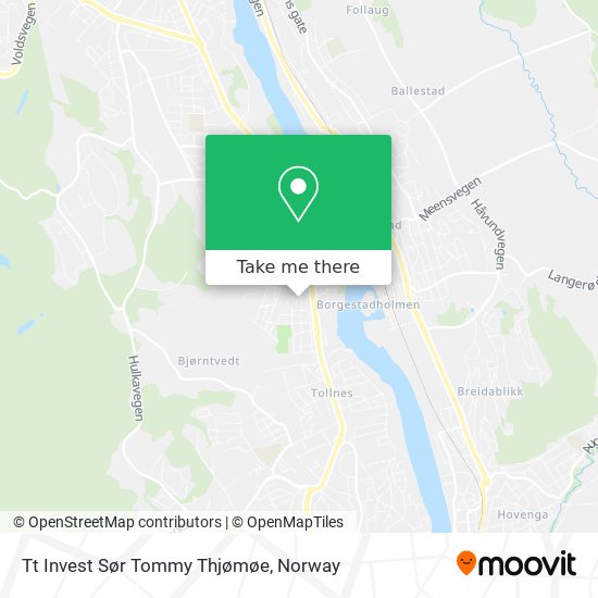 Tt Invest Sør Tommy Thjømøe map