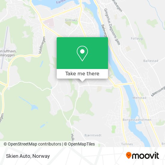 Skien Auto map