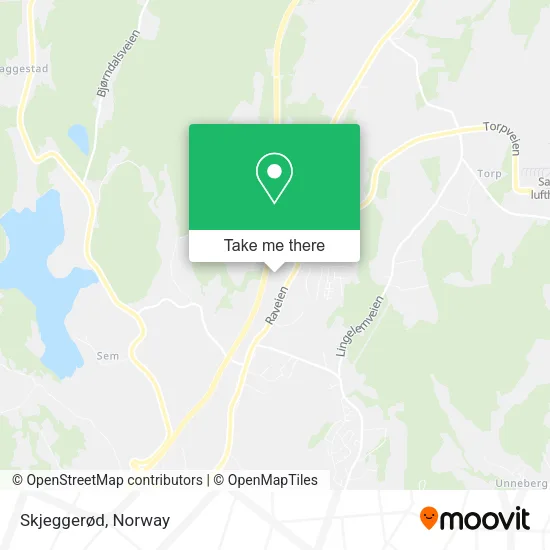 Skjeggerød map