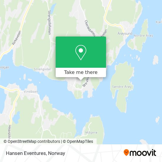 Hansen Eventures map