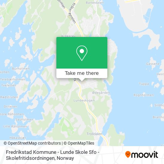 Fredrikstad Kommune - Lunde Skole Sfo - Skolefritidsordningen map
