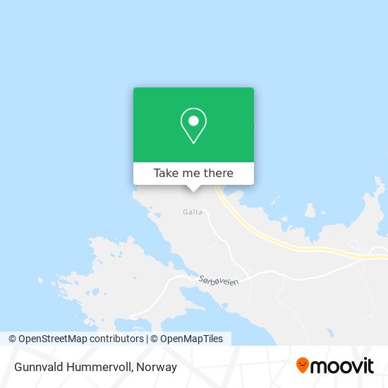 Gunnvald Hummervoll map