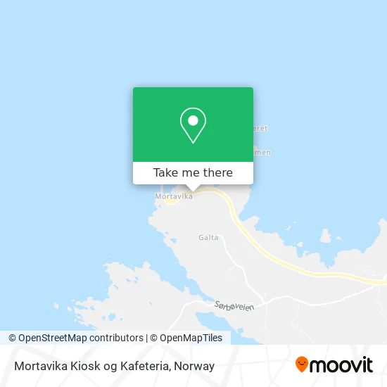 Mortavika Kiosk og Kafeteria map