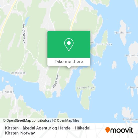Kirsten Håkedal Agentur og Handel - Håkedal Kirsten map